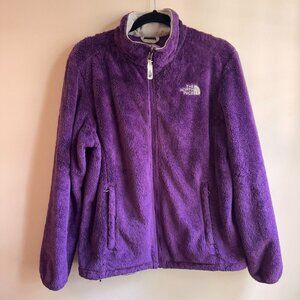 The North Face Osito Full Zip Womens Purple Fleece Jacket Size Large